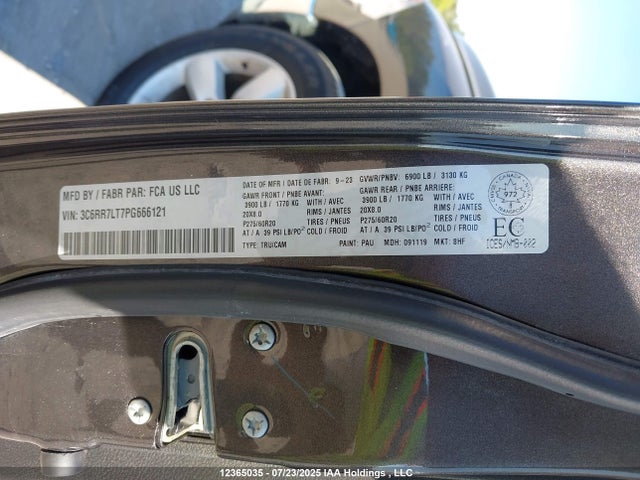 RAM 1500 2023 3C6RR7LT7PG666121 Image 9