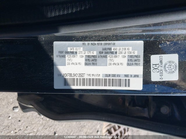 JM3KFBBL6H0125937 Mazda py