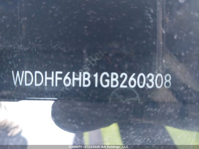 WDDHF6HB1GB260308 Mercedes-Benz 2016