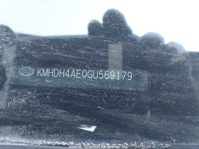 KMHDH4AE0GU569179 Hyundai dohc mpi nu