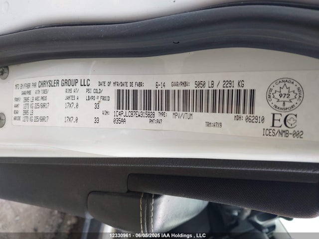 1C4PJLCB7EW315828 Jeep 2014