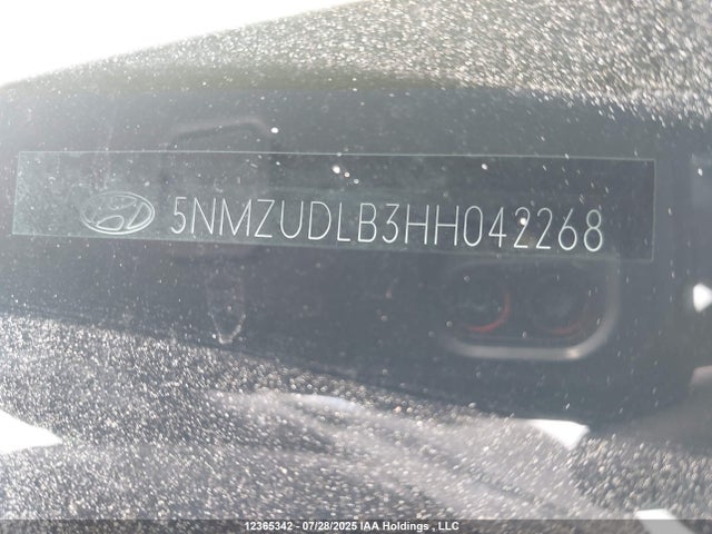 5NMZUDLB3HH042268 Hyundai gdi theta ii