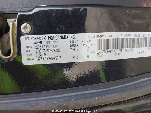2C4RDGEG0HR831039 Dodge Grand Caravan