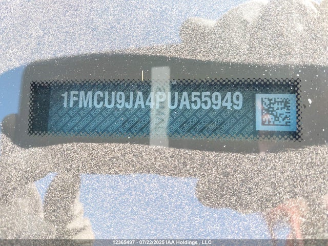 12365497 :رقم المزاد ، 1FMCU9JA4PUA55949 vin ، 2023 Ford Escape Platinum مزاد بيع