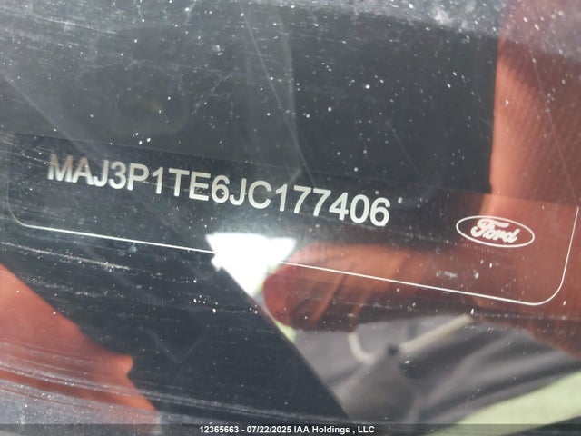 MAJ3P1TE6JC177406 Ford 2018