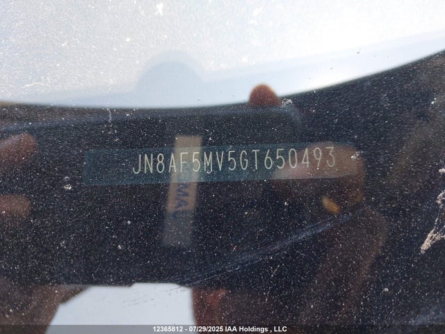 JN8AF5MV5GT650493 Nissan Juke