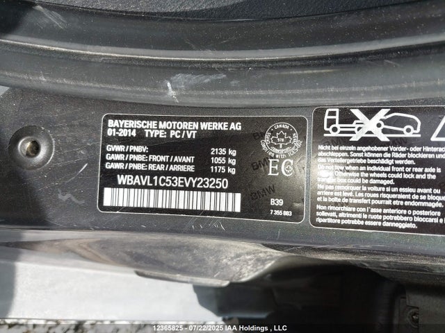 WBAVL1C53EVY23250 BMW X1