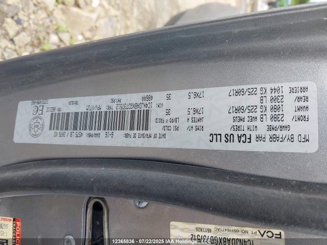 1C4NJDABXGD737512 Jeep Compass