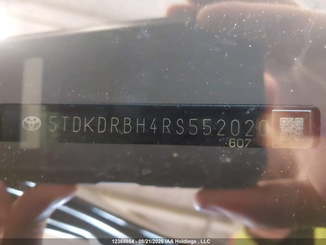 5TDKDRBH4RS552020 Toyota t24a-fts