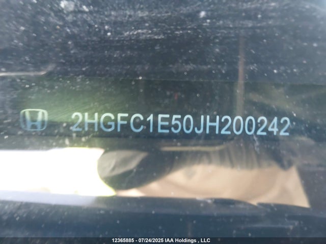 2HGFC1E50JH200242 Honda l15b7