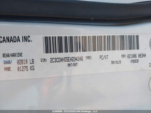 2C3CDXHG5EH234346 Dodge Charger