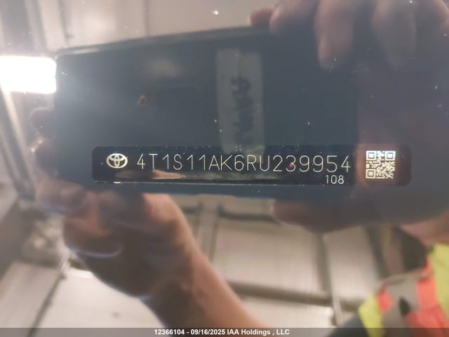 4T1S11AK6RU239954 Toyota a25a-fks