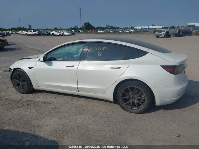 5YJ3E1EAXNF346071 Tesla 2022