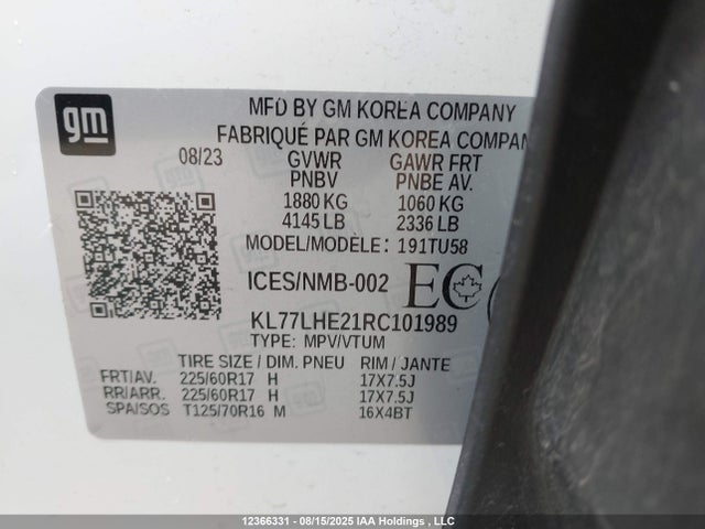 Chevrolet lih 2024 KL77LHE21RC101989 Image 9