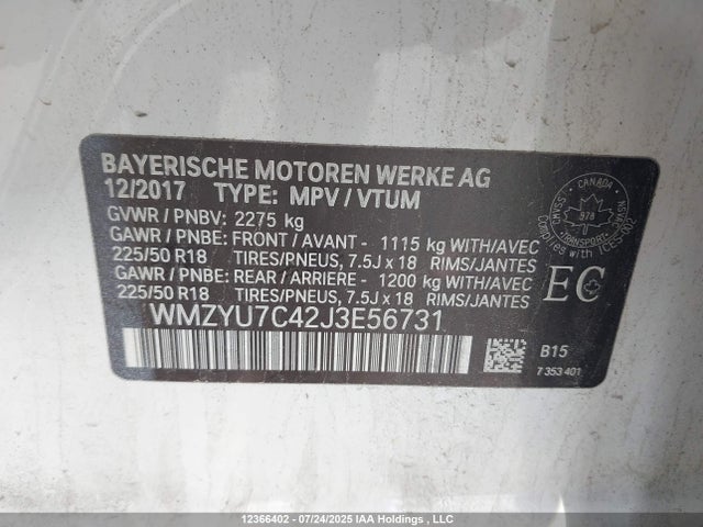 Mini 2018 2018 WMZYU7C42J3E56731 Image 9