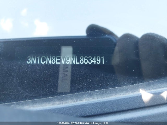 3N1CN8EV9NL863491 Nissan 2022