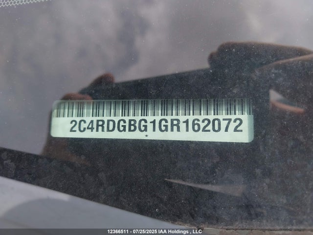2C4RDGBG1GR162072 Dodge Grand Caravan