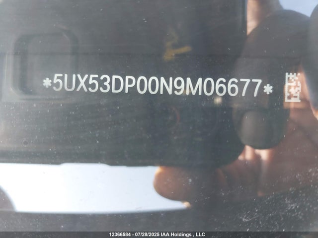 5UX53DP00N9M06677 BMW X3