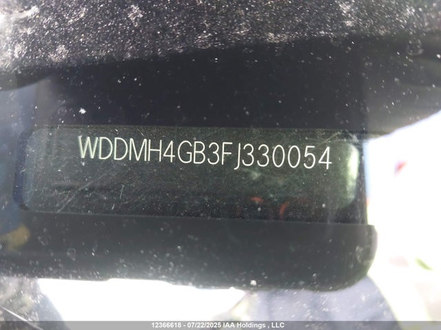 WDDMH4GB3FJ330054 Mercedes-Benz B-Class