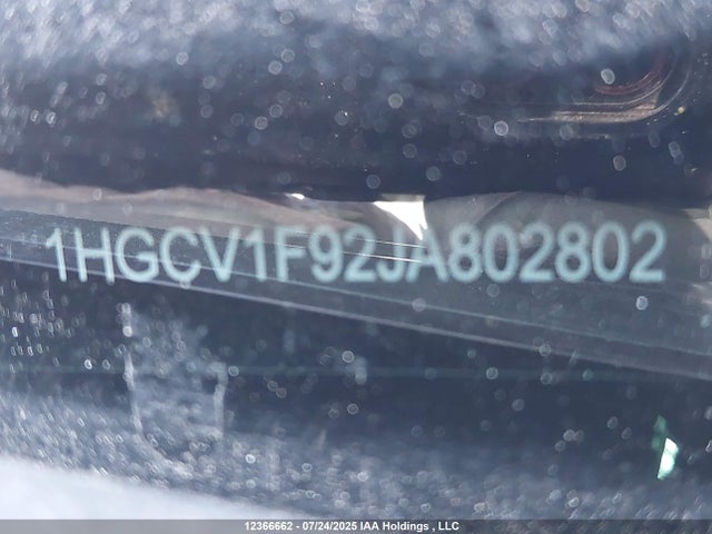 1HGCV1F92JA802802 Honda l15be