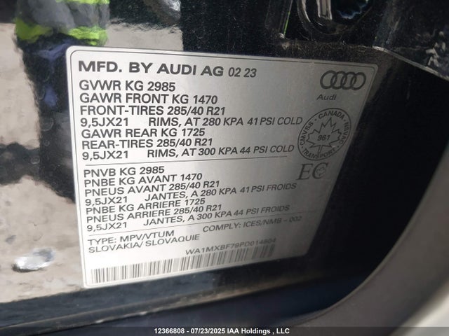 Audi 55 tfsi 2023 WA1MXBF79PD014604 Image 9