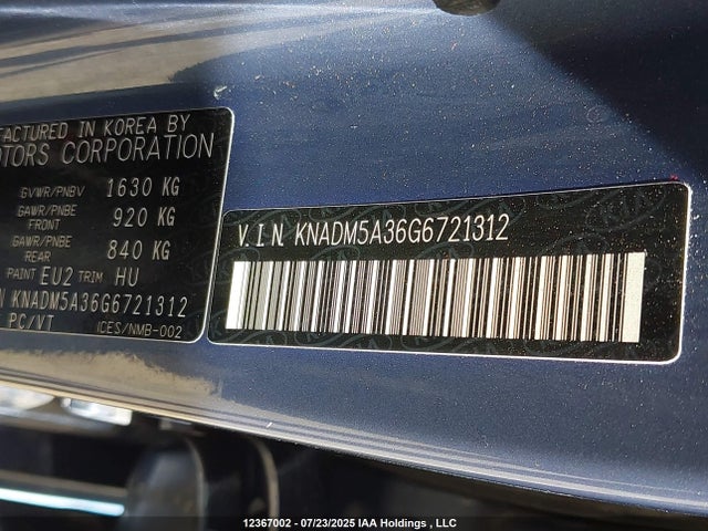 KIA gamma 2016 KNADM5A36G6721312 Image 9