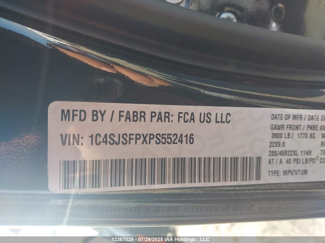 Jeep Grand Wagoneer 2023 1C4SJSFPXPS552416 Image 17