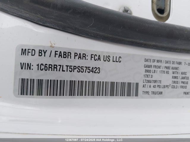 RAM 1500 2023 1C6RR7LT5PS575423 Image 9