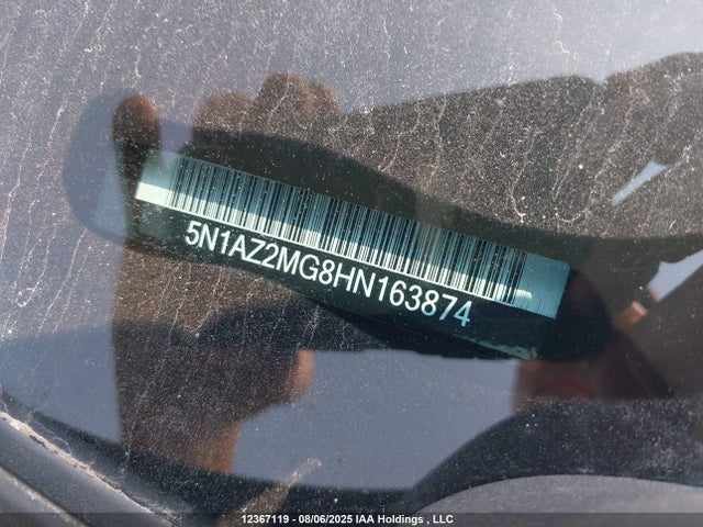 5N1AZ2MG8HN163874 Nissan 2017