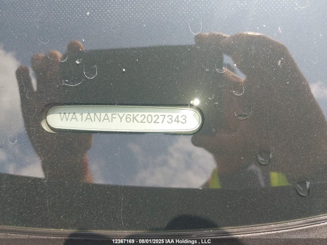 WA1ANAFY6K2027343 Audi 2019