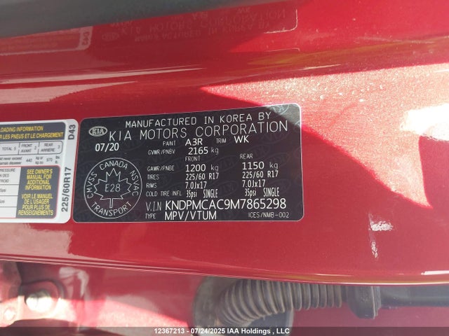 KIA gdi theta-ii 2021 KNDPMCAC9M7865298 Image 18