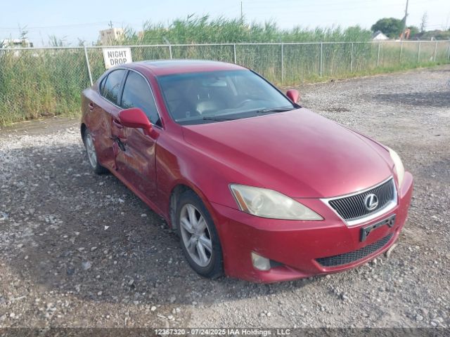 12367320 :رقم المزاد ، JTHBK262X62010781 vin ، 2006 Lexus Is 250 مزاد بيع