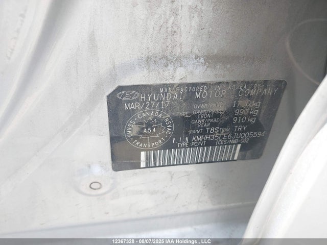 KMHH35LE6JU005594 Hyundai gdi nu