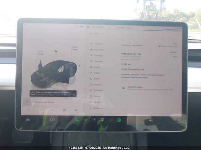 Tesla 2022 2022 5YJ3E1EB9NF339444 Image 7