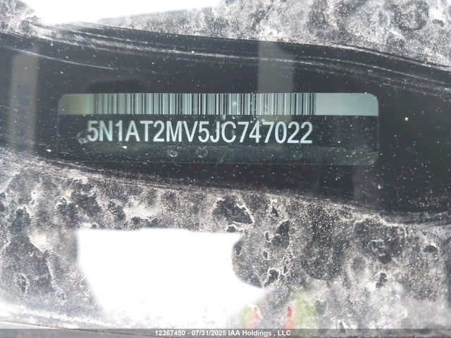 5N1AT2MV5JC747022 Nissan Rogue