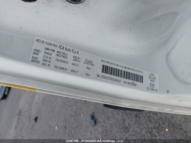 RAM Promaster City 2016 ZFBERFCT7G6C84454 Image 9
