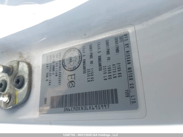 Nissan NV200 2020 3N6CM0KN3LK695997 Image 9