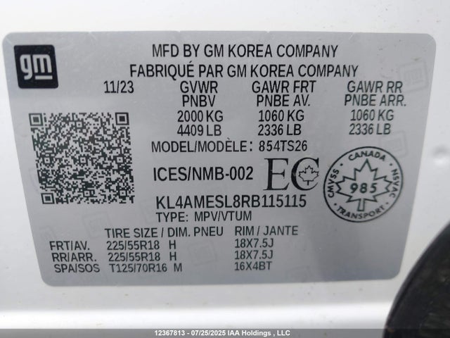 Buick l3t 2024 KL4AMESL8RB115115 Image 9