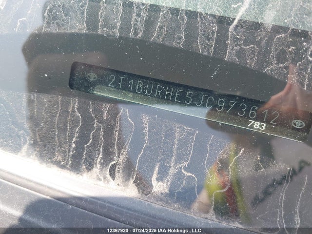 2T1BURHE5JC973612 Toyota 2zr-fe