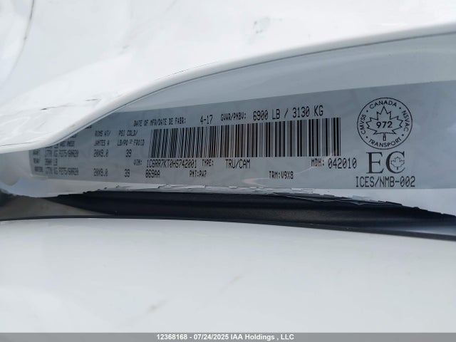 RAM 1500 2017 1C6RR7KT0HS742001 Image 9