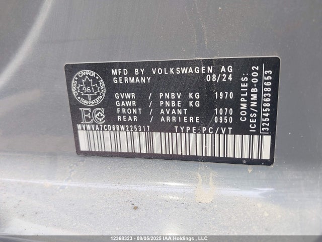 WVWVA7CD6RW225317 Volkswagen 2.0 tsi