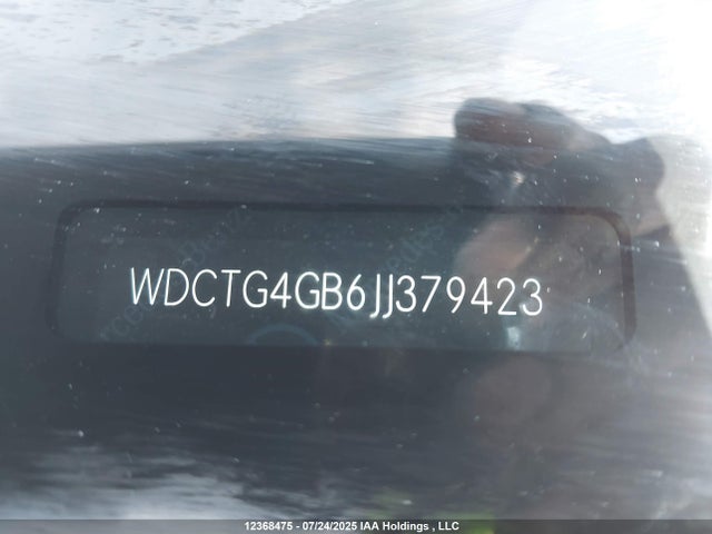WDCTG4GB6JJ379423 Mercedes-Benz 270