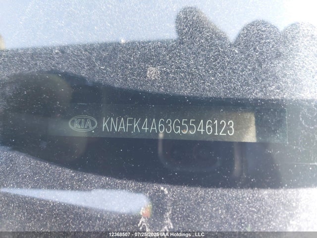 KNAFK4A63G5546123 KIA mpi nu