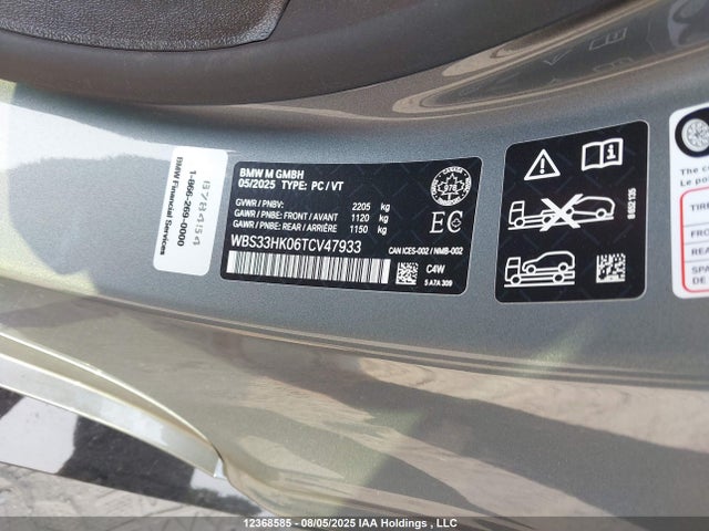 WBS33HK06TCV47933 BMW M4