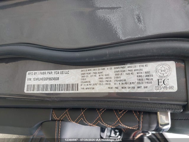 1C4RJHEG6P8824508 Jeep 2023