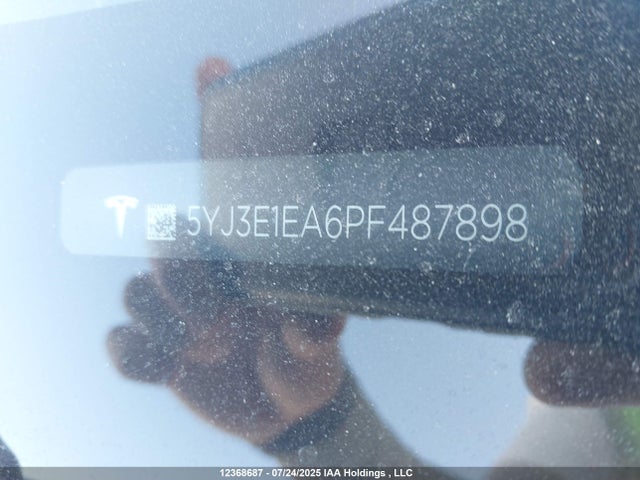 5YJ3E1EA6PF487898 Tesla MODEL 3
