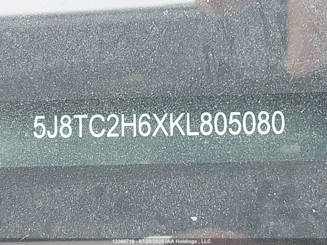5J8TC2H6XKL805080 Acura k20c4