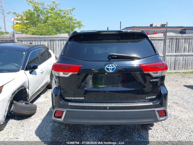 2018 Toyota Highlander Hybrid Ltd Platinum მანქანა იყიდება აუქციონზე, vin: 5TDDGRFH2JS044899, აუქციონის ნომერი: 12368794
