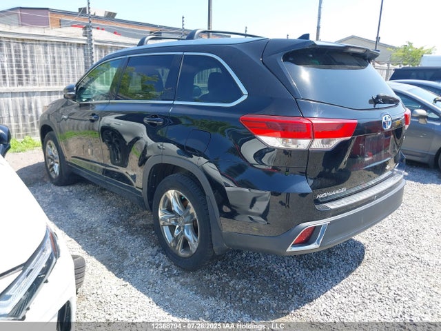 2018 Toyota Highlander Hybrid Ltd Platinum მანქანა იყიდება აუქციონზე, vin: 5TDDGRFH2JS044899, აუქციონის ნომერი: 12368794