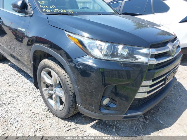 2018 Toyota Highlander Hybrid Ltd Platinum მანქანა იყიდება აუქციონზე, vin: 5TDDGRFH2JS044899, აუქციონის ნომერი: 12368794